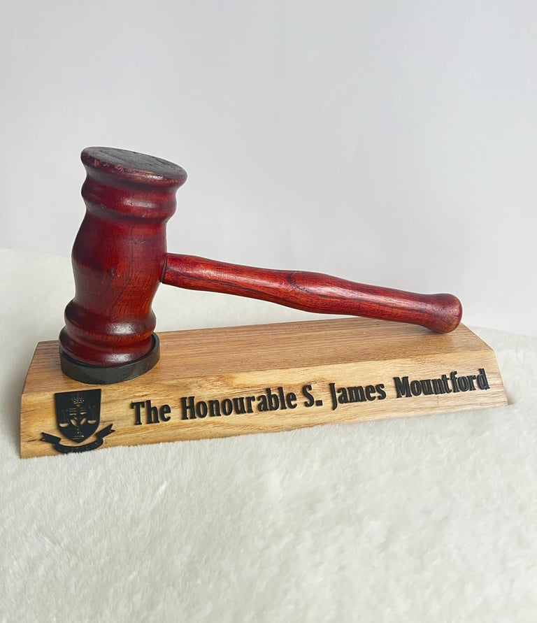 customized Trophies using acrylic and wood, featuring personalized engravings