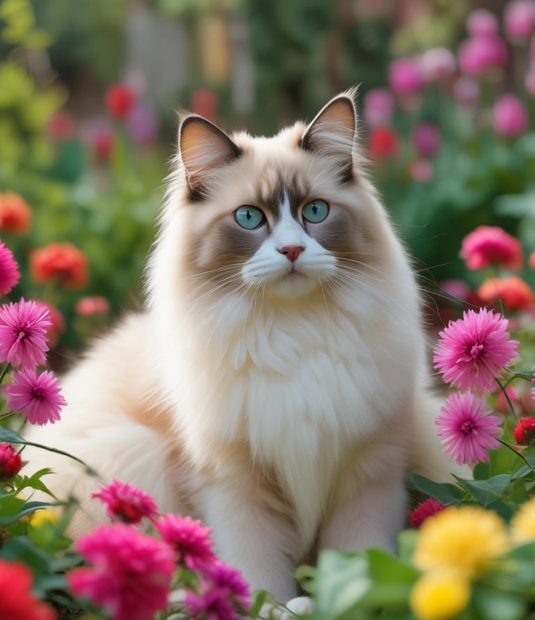 a small black dog wearing a pink hoodie