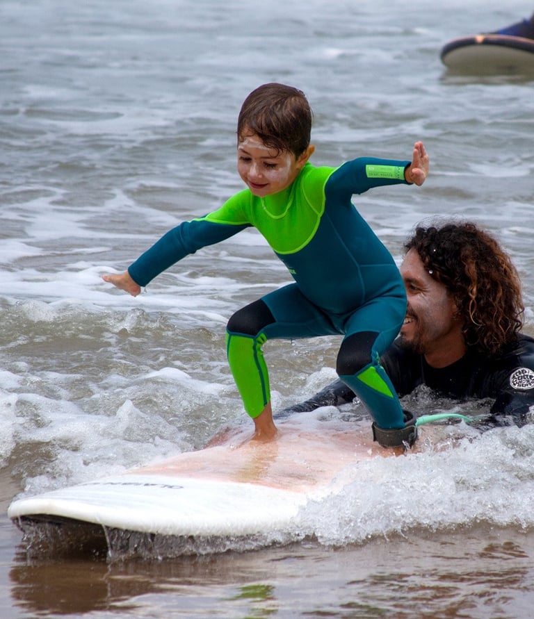 Surf lessons Intro to surf