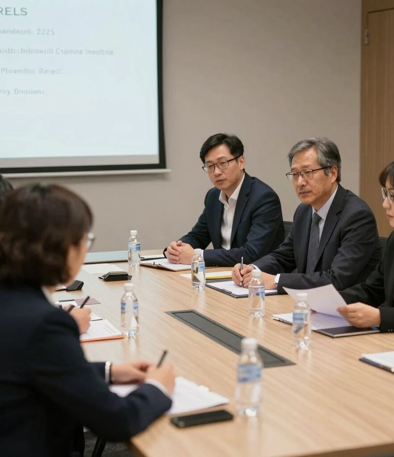 A professional office setting representing Thaddeus Investments.