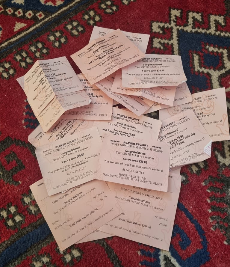 winning lottery tickets from a good 3 month period using intuition