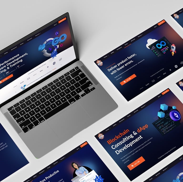 landing page mockup