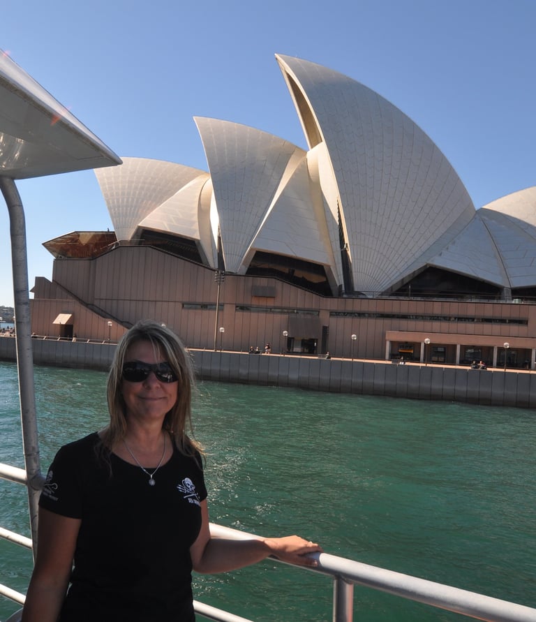 Sydney Opera House from the Manly ferry, Sydney, australia