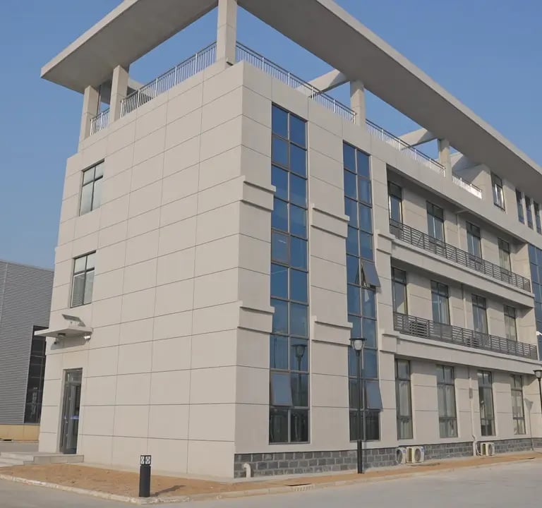 Our bright office, showcasing modern facilities. We are crane manufacturers, specializing in high-quality crane products.