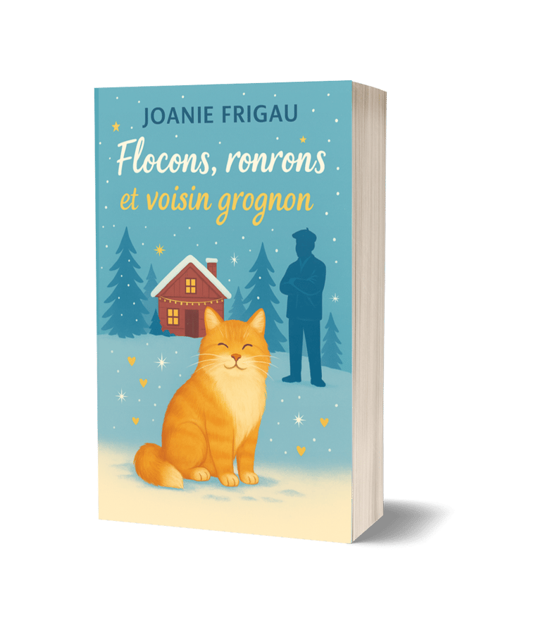 Livre broché " Flocons, ronrons et voisin grognon" - Joanie Frigau