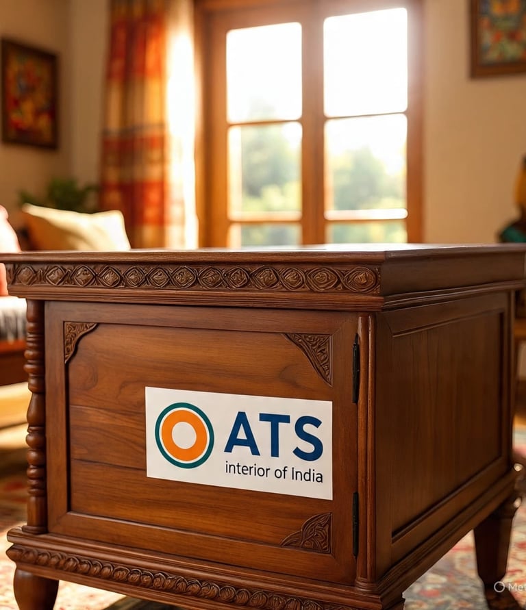 ats branding person doing interior work