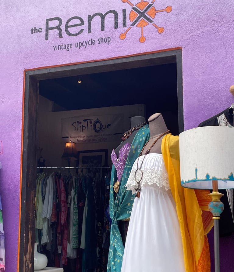 The Remix vintage upcycle thrift la msion baja