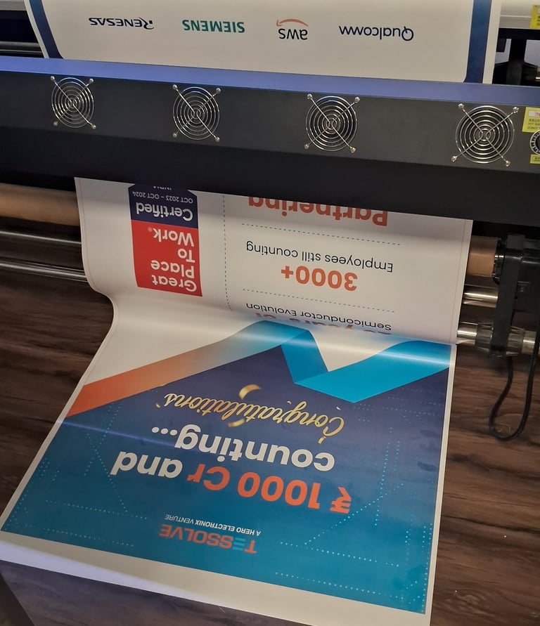Eco vinyl sticker Printing