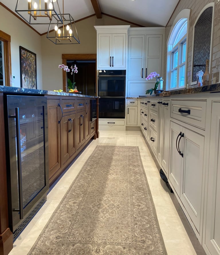 A fully equipped cooks kitchen