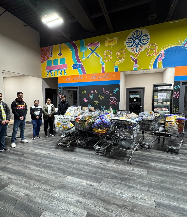 Food Delivery at the local food bank after the food drive