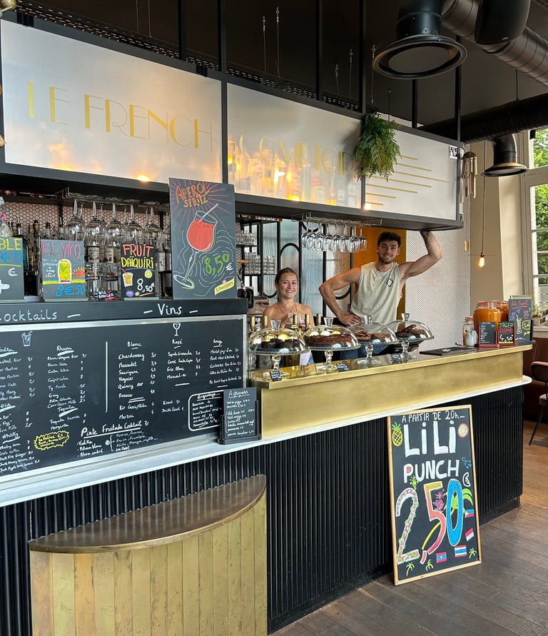 barman de bonne humeur