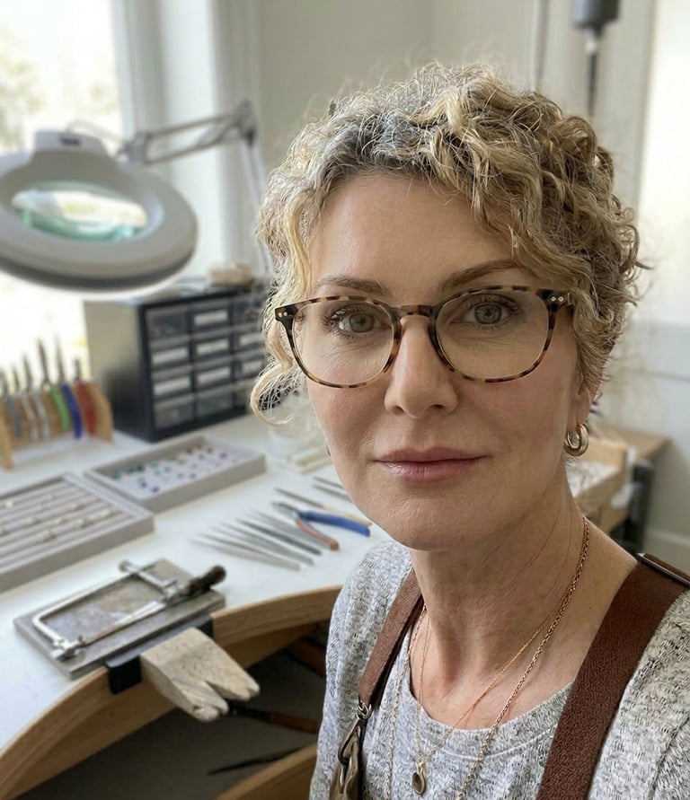 Meet our Goldsmith Catherine Mercer. Rhino Gold Buyers. 