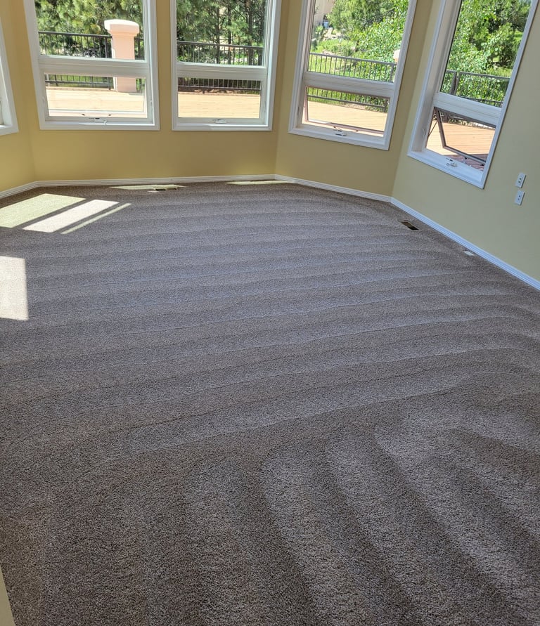 After Photo: Spot Free, Dirt Free, Beautiful Results, W/ King Organic Clean, Organic Carpet Cleaning