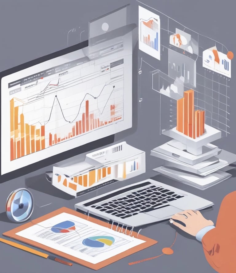 A friendly consultant discussing AI solutions with a client in a modern meeting room.