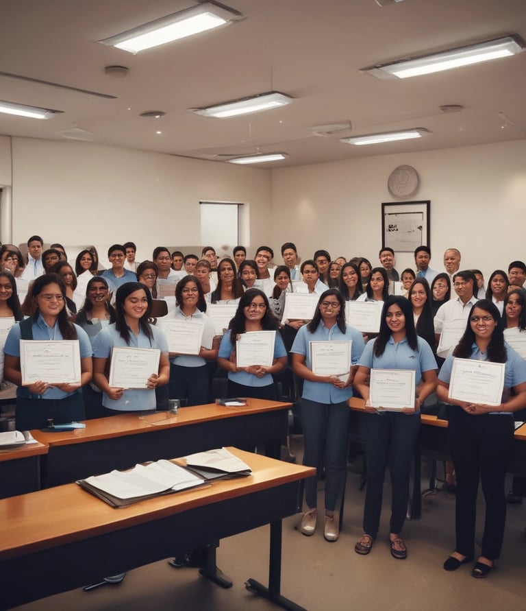 Photo of Surya Law Academy's experienced faculty engaging with students during a live lecture.