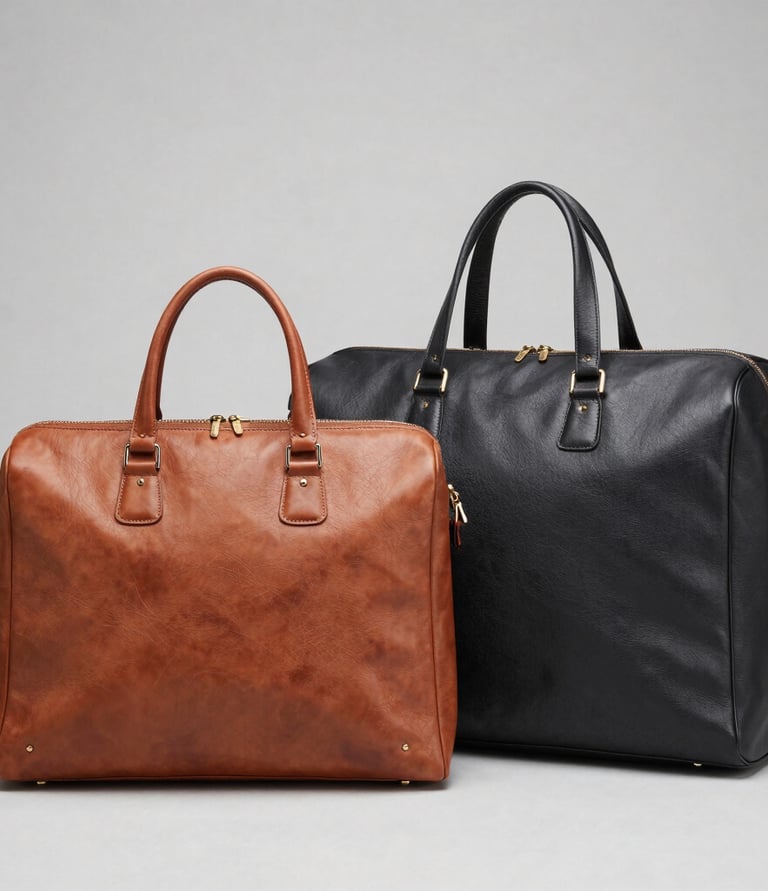 leathers laptop bags and women bags and duffle bags
