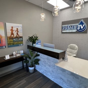 Renovated business lobby