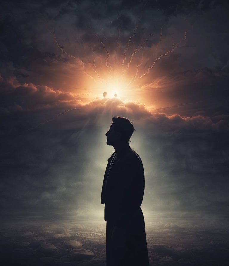 A softly lit microphone with headphones resting nearby, symbolizing the start of a heartfelt podcast conversation.