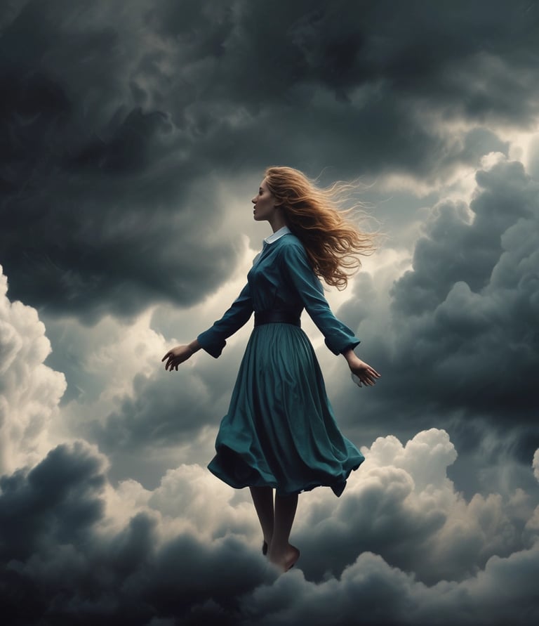 A warm, inviting family gathered around a cozy living room, sharing a moment of calm and connection.