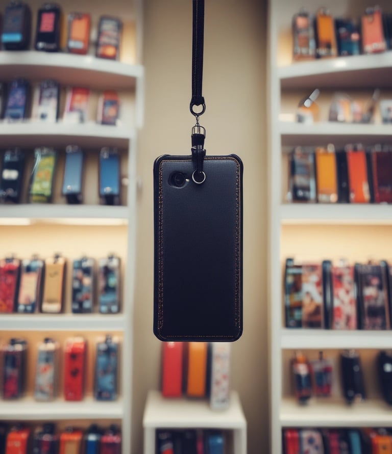 Elegant storefront of Totalmix Eletrônicos inside a bustling supermarket corridor.