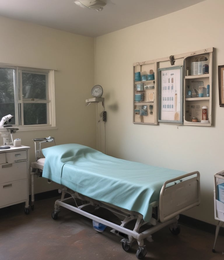 Modern medical office with clean design and warm lighting