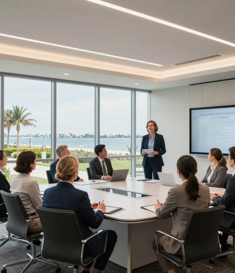 A friendly handshake between two professionals symbolizing partnership and trust.
