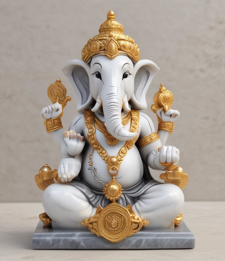 Golden and black themed abstract art blending into the gallery's elegant logo.