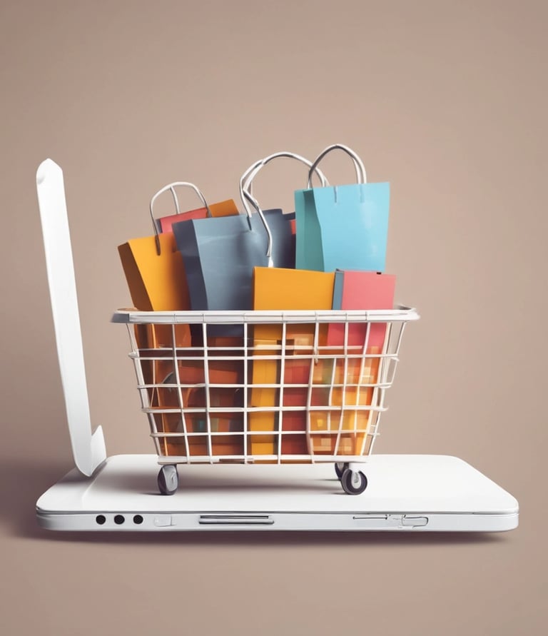 A friendly portrait of Kate Weyashi working on her laptop in a cozy home office.