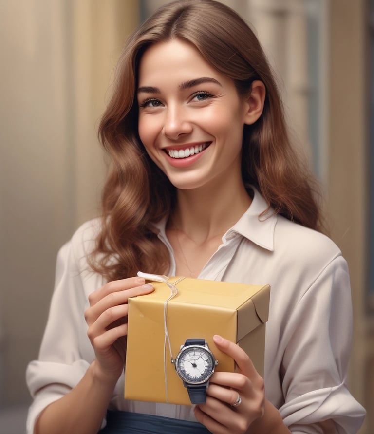 A professional courier in uniform carefully holding a secure package inside a private jet cabin.
