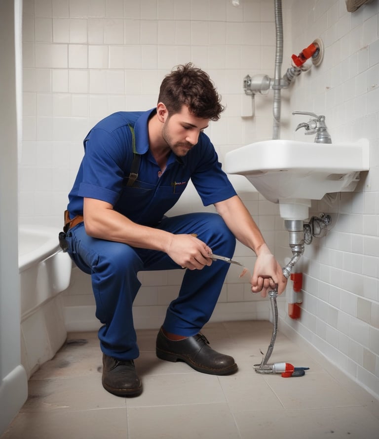 A friendly small business owner working on a laptop in a cozy home office.