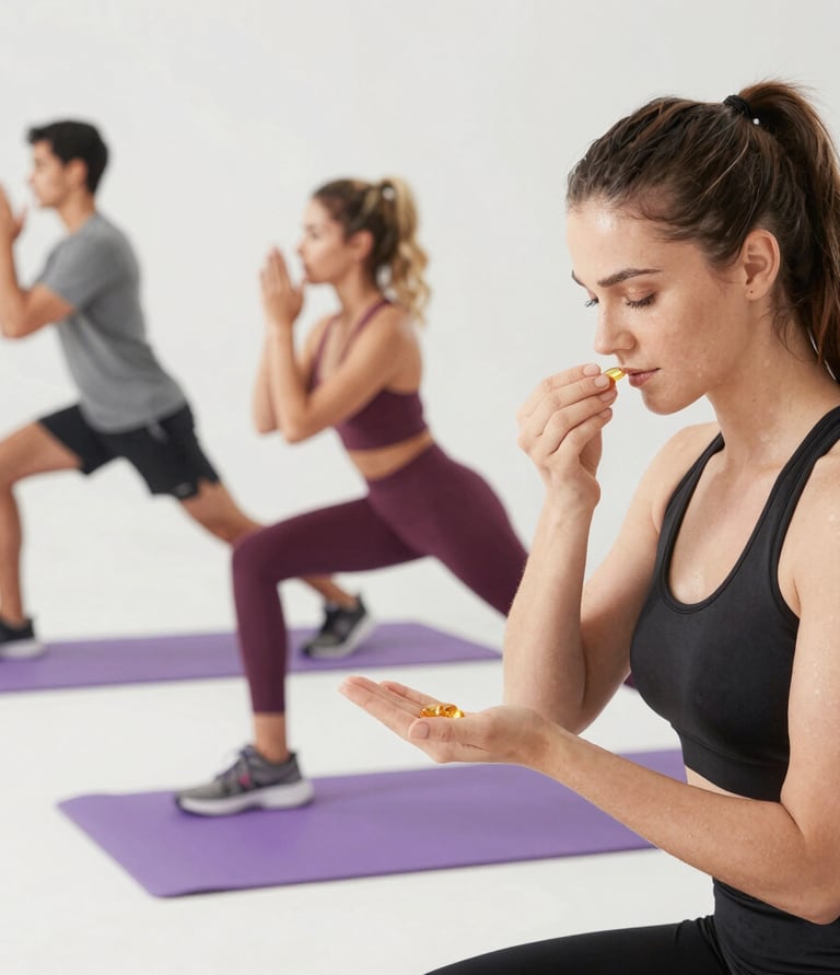 A cozy workspace with a laptop open to a health blog, surrounded by fresh fruits and a cup of herbal tea.