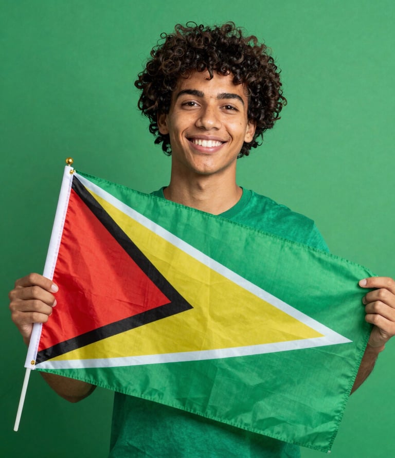 A smiling person unpacking a  bbq Caribbean food products at home.