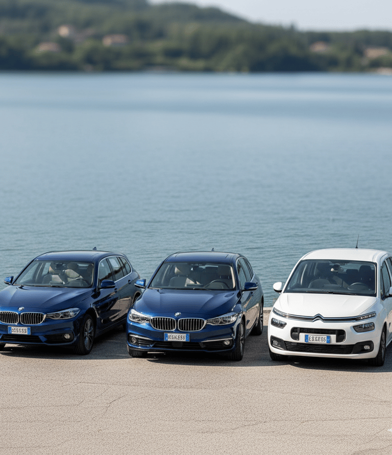 Auto a noleggio a Roma Est e Castelli Romani