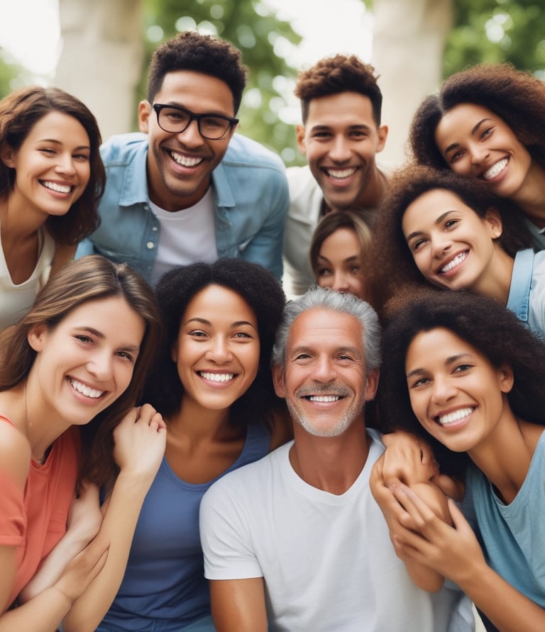 A warm caregiver gently assisting an elderly woman with her daily routine in a cozy living room.