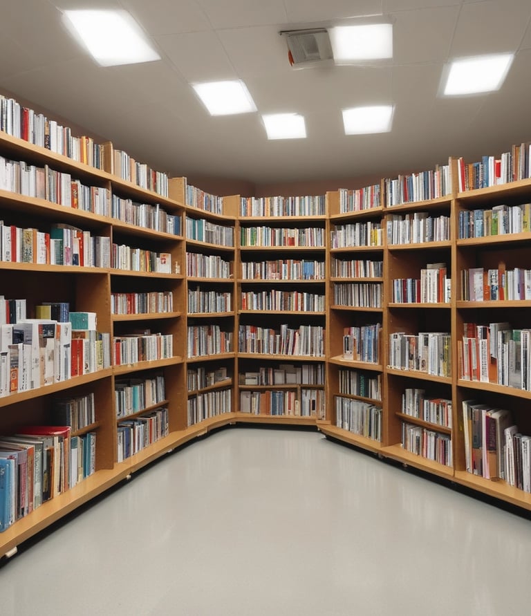 A busy warehouse with shelves stocked full of hardware, plumbing, and electrical supplies ready for delivery.