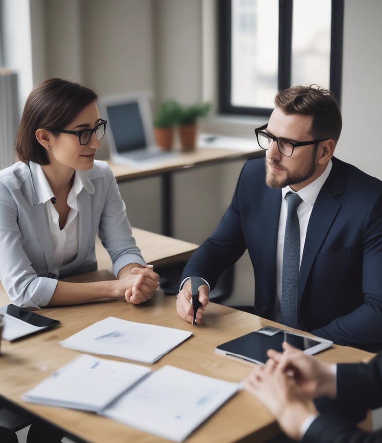 Handshake between a recruiter and a candidate symbolizing partnership.