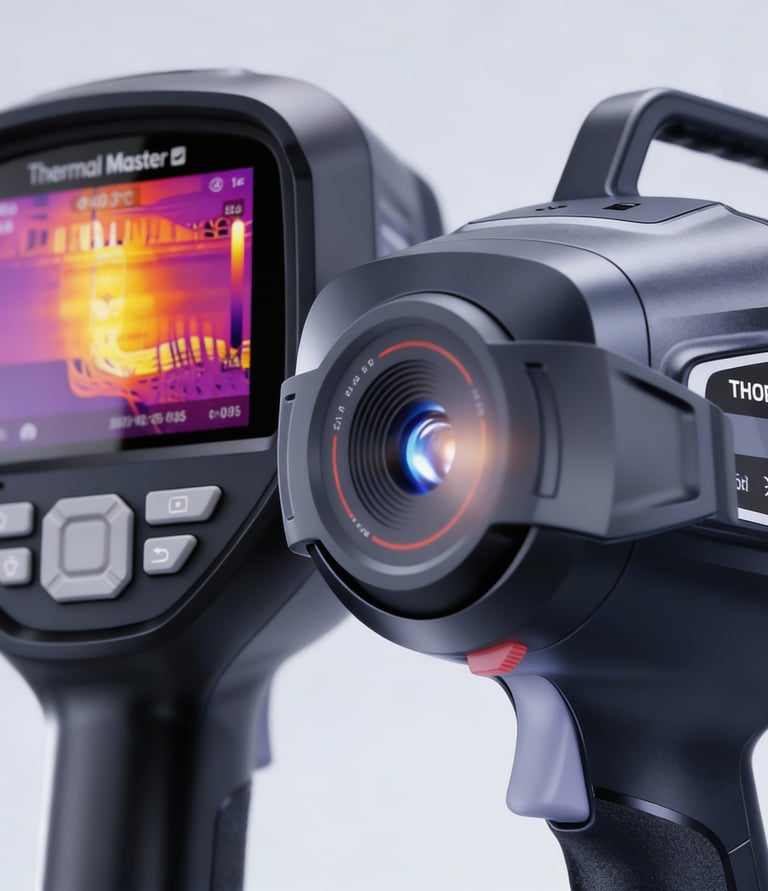 an infrared thermographic camera 