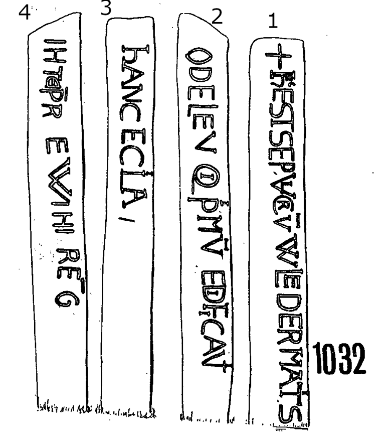 Llanfihangel y Traethau (Talsarnau) Runestone 1032  - County Merioneth, Wales