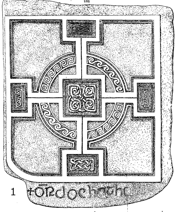 Durrow Runestone 593  - Barony of Ballycowen, County Offaly, Ireland