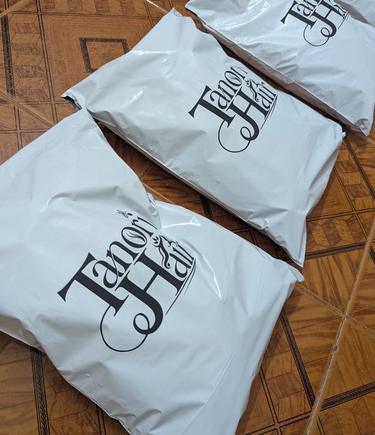 Wholesale raw human hair orders packed and ready for export by Tanori Hair
