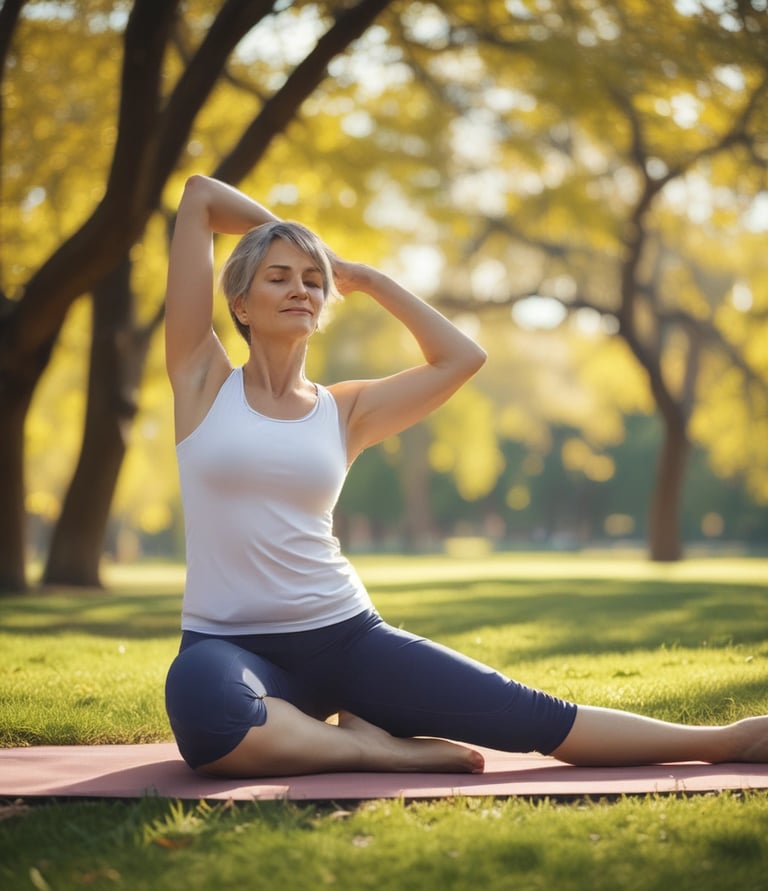 A cozy workspace with a laptop, herbal teas, and wellness books, reflecting a thoughtful health blog environment.