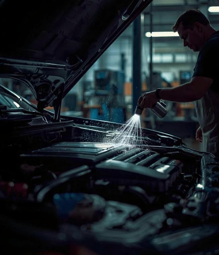 Mycie silników samochodowych Gdańsk