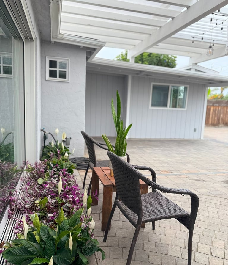 Serene outdoor space