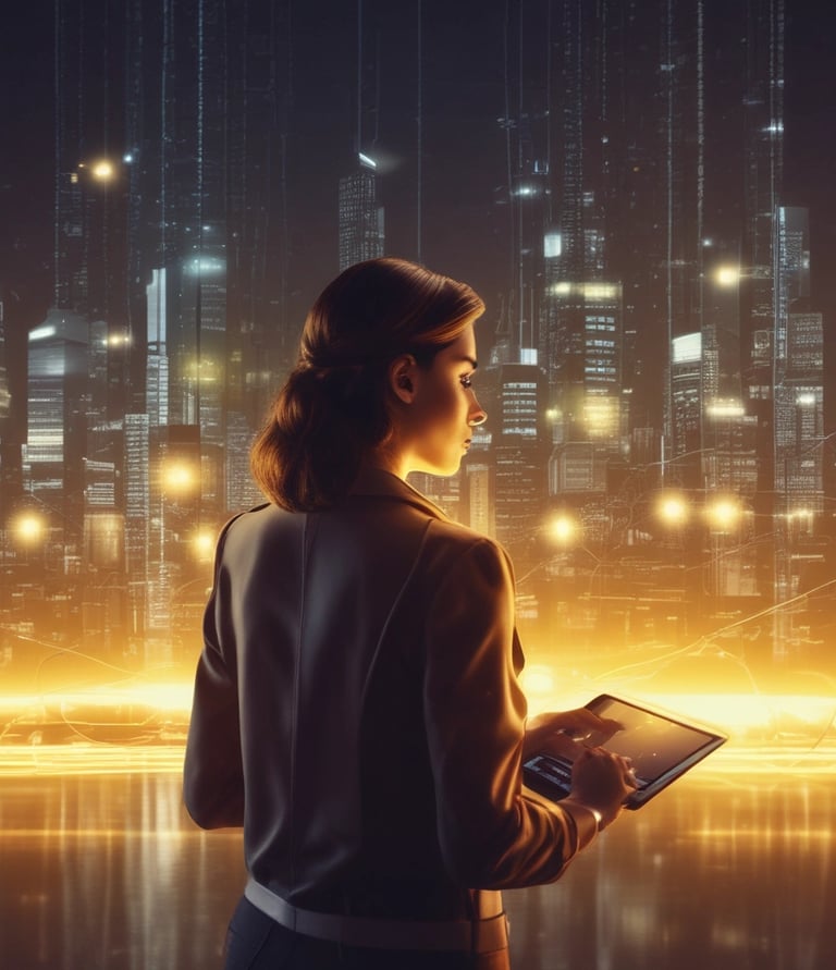 A close-up of a digital marketing strategy board filled with notes and ideas.