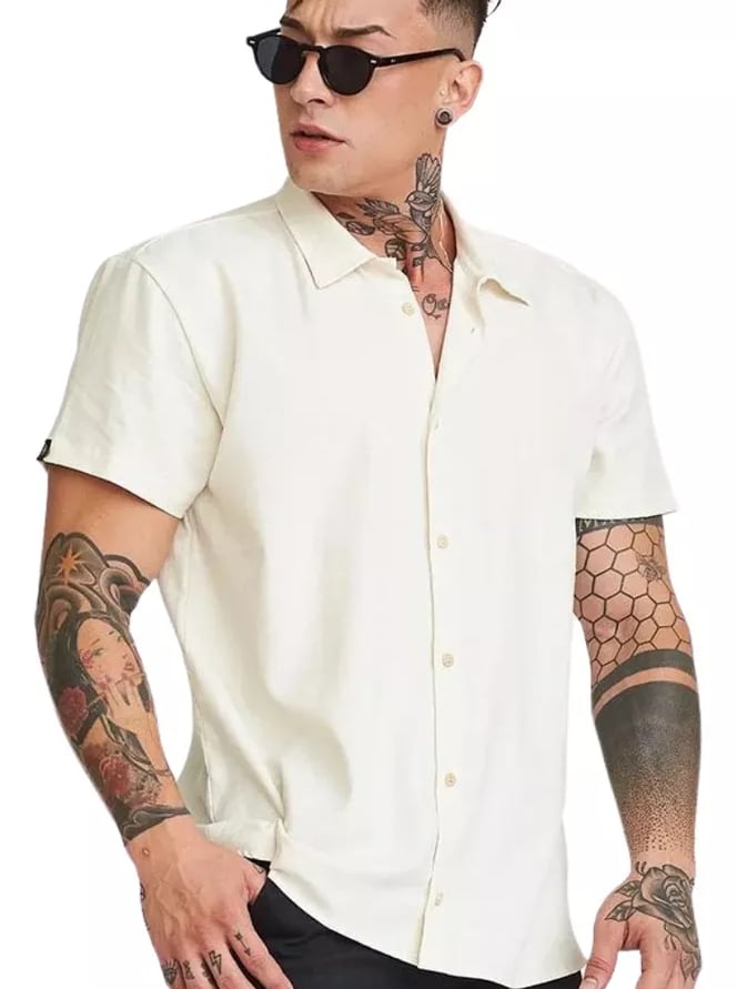 camisa De viscose e linho da LaVíbora