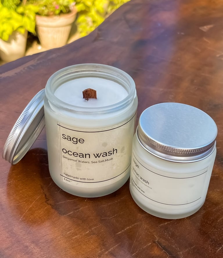 Ocean Wash Scented Candle