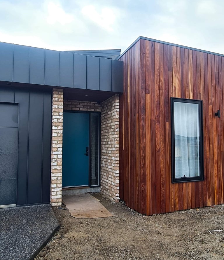 Timber cladding installed by Dylan Ludbrook Carepntry
