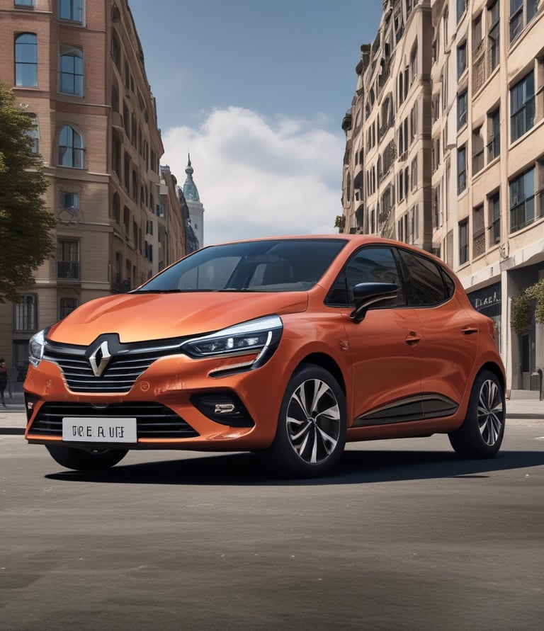 Two people on a lively street are interacting joyfully. One of them is leaning towards a car with an open window and a Moroccan flag draped over it, while the other stands holding the flag. Cars are stopped on a busy road lined with trees and a hotel sign visible in the distance. The atmosphere appears festive with various pedestrians and vehicles surrounding the scene.