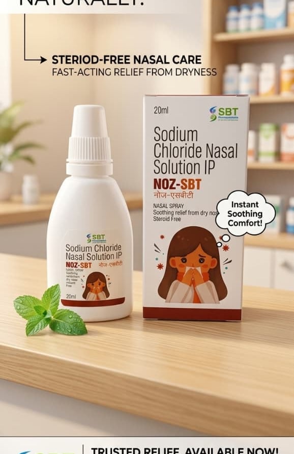 NOZ-SBT saline nasal spray for breathing comfort