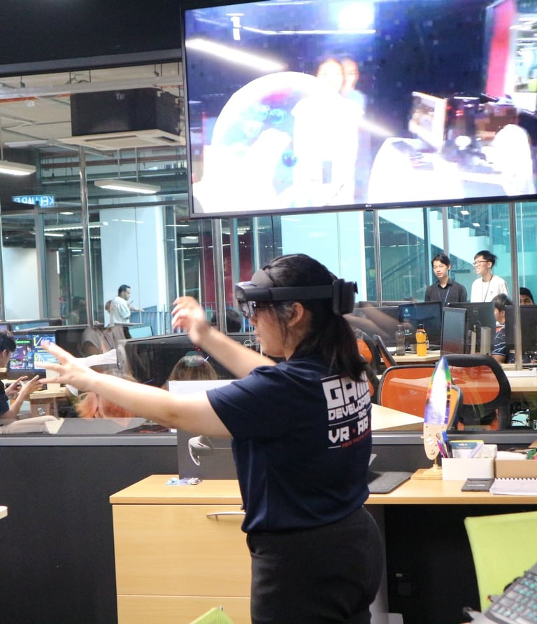 Trainer showcasing power of VR!